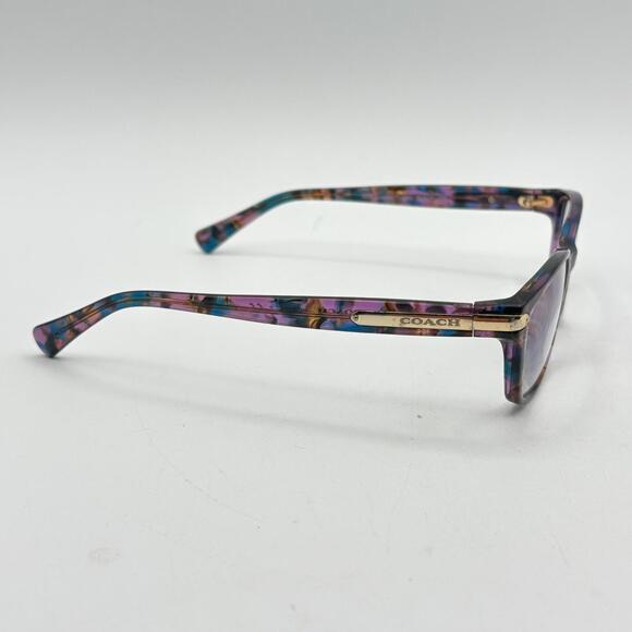 Coach HC6065 5288 Confetti Purple Eyeglasses (Frames Only) 51 17 135 - Picture 8 of 10